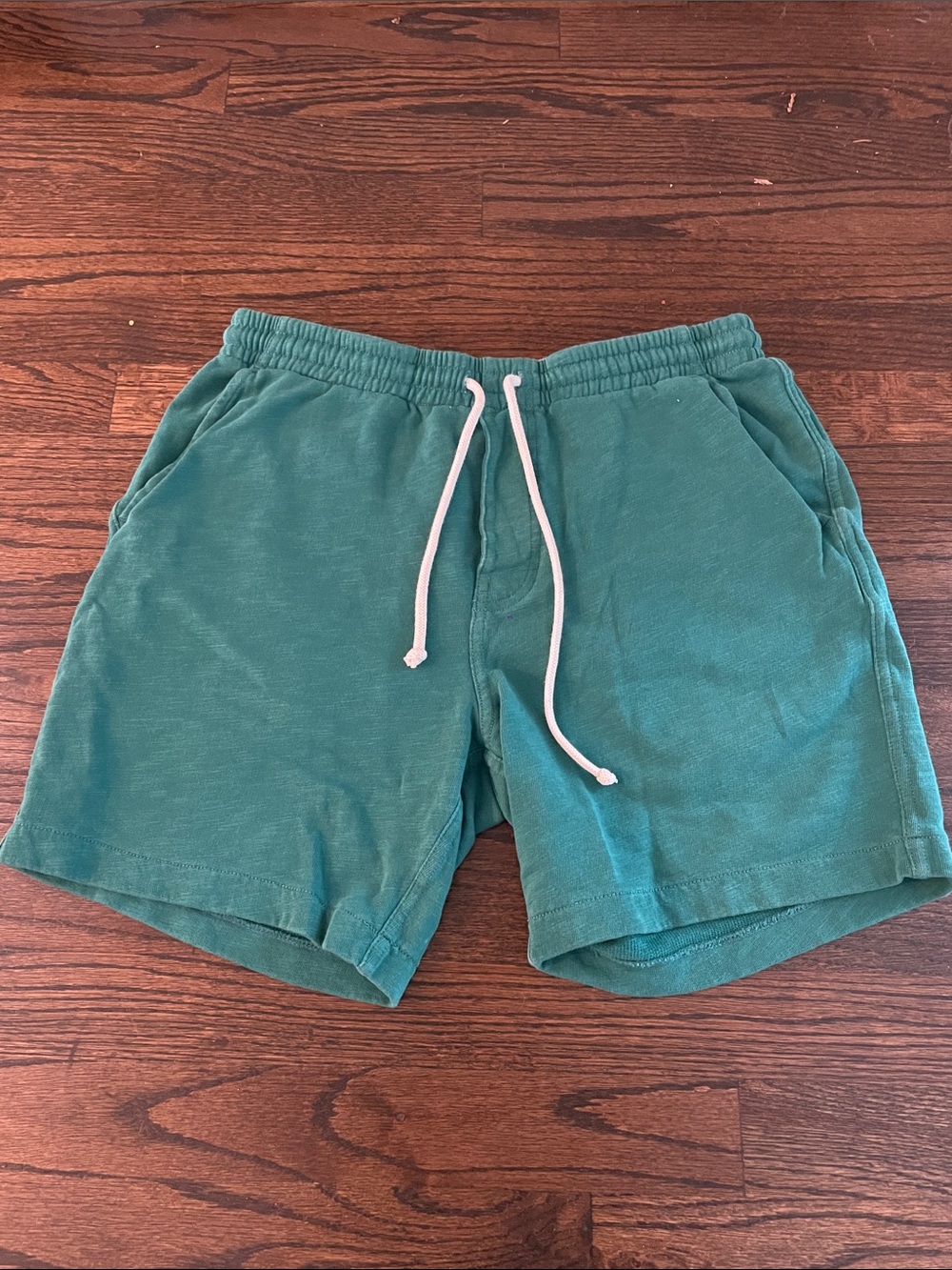 J. Crew Factory Teal Drawstring Athletic Shorts